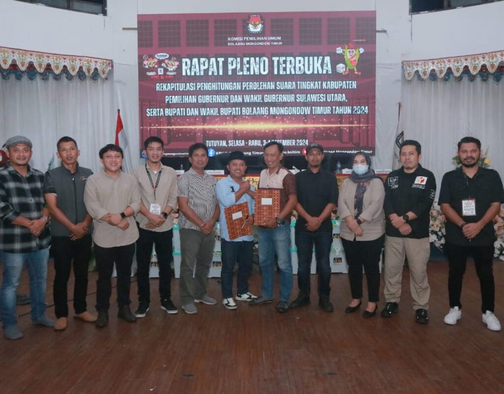 Tok! KPU Boltim tetapkan hasil rekapitulasi suara Pilkada 2024, begini hasilnya