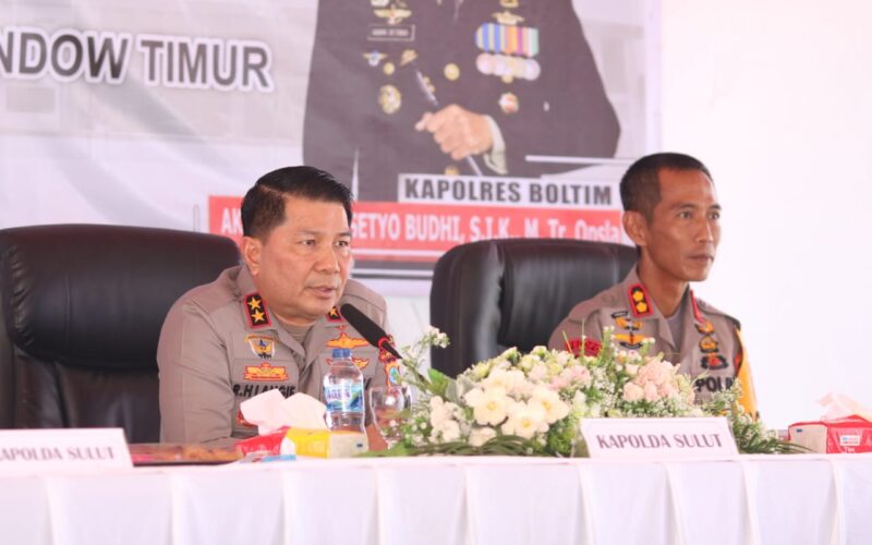 Kapolda berikan nilai 100 untuk kinerja Polres Boltim dalam operasi pengamanan Pilkada dan PamNataru