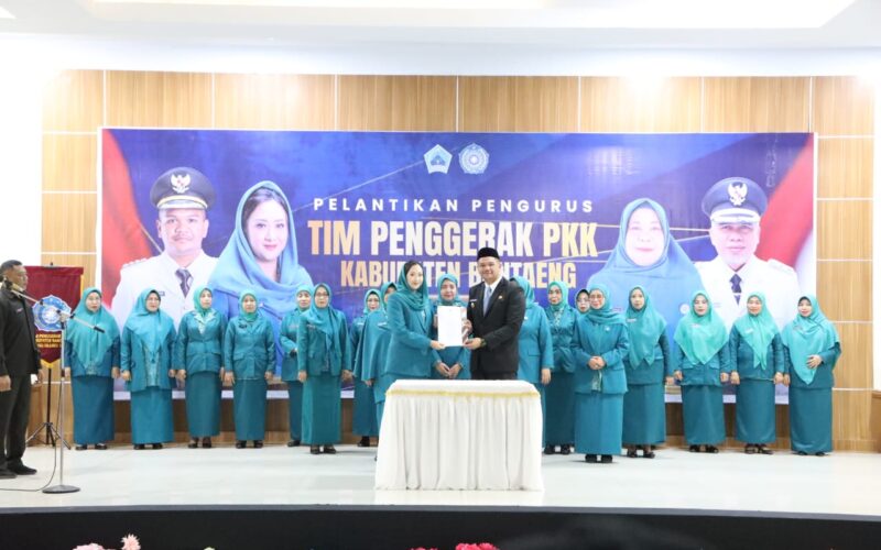 Resmi! Kukuhkan dan lantik Pengurus TP-PKK Bantaeng, Begini pesan Bupati Fathul Fauzy Nurdin