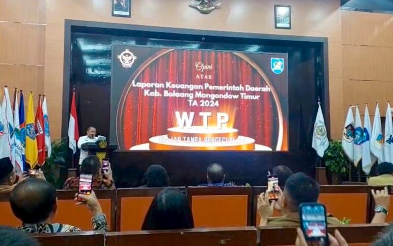 Pemkab Boltim kembali raih opini WTP dari BPK RI
