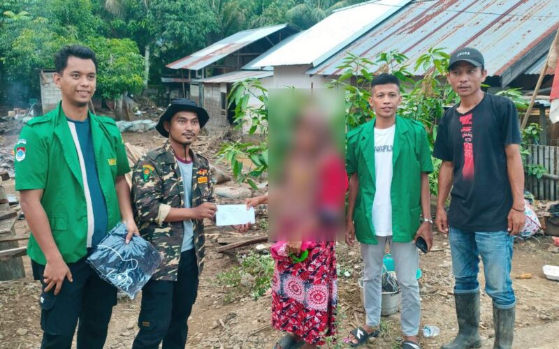 GP Ansor Boltim salurkan bantuan dan tenaga untuk korban banjir Togid