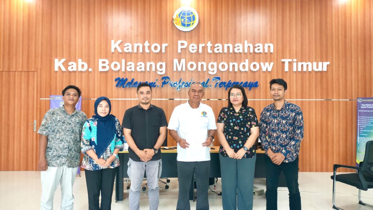Kantor Pertanahan Boltim Jalin Kerja Sama Informasi dengan Aksaranews.com