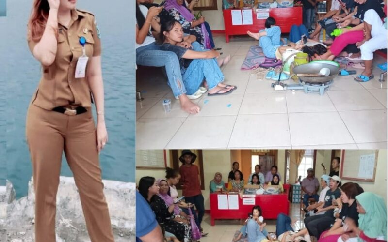 Tuntut Sangadi Pangian Barat Dicopot, Ratusan Warga Duduki Kantor Camat