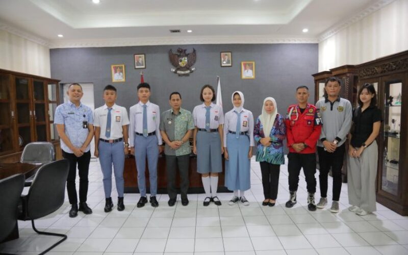Wali Kota Weny Gaib sambut empat calon Paskibraka 2025 dari Kotamobagu