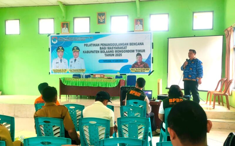 BPBD Boltim latih warga hadapi ancaman bencana
