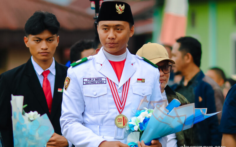 Semarak Drumband Buyat Warnai Penyambutan Firji Beeg