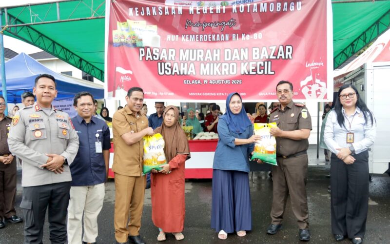 Wali Kota Weny Gaib Apresiasi Pasar Murah Kejaksaan Negeri Kotamobagu