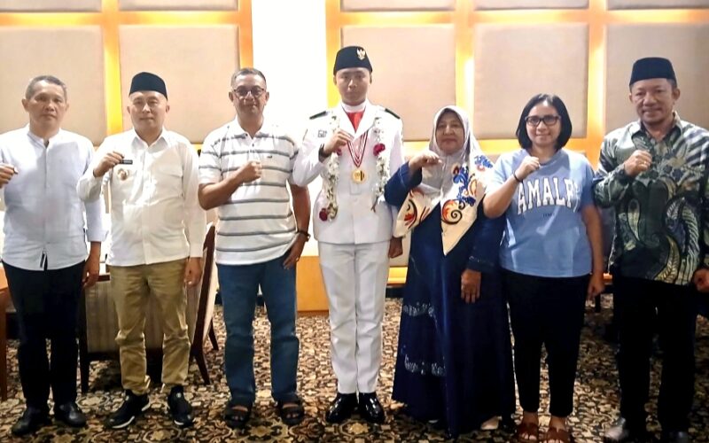 Firji Beeg, putra Boltim, kembali ke Sulut usai sukses jadi Paskibraka Nasional 2025
