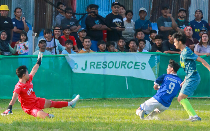 Modayag FC Ditahan Imbang Sparing FC di Bupati Cup Boltim 2025
