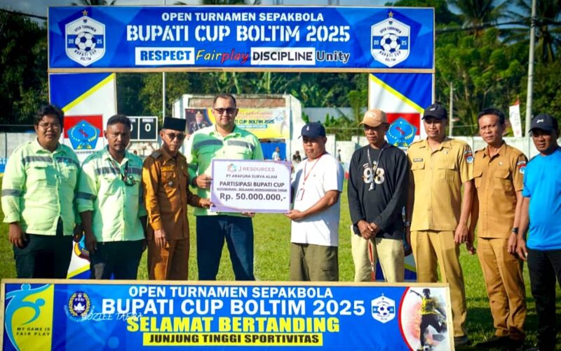 Jadi Sponsor Utama, Panitia Bupati Cup Boltim 2025 Apresiasi PT ASA