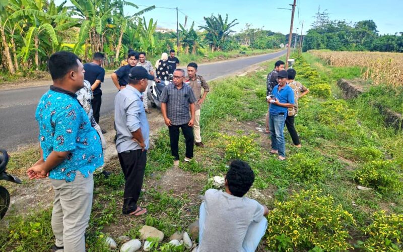 Kantor Pertanahan Boltim Lakukan Pengukuran Lahan BPS Kabupaten