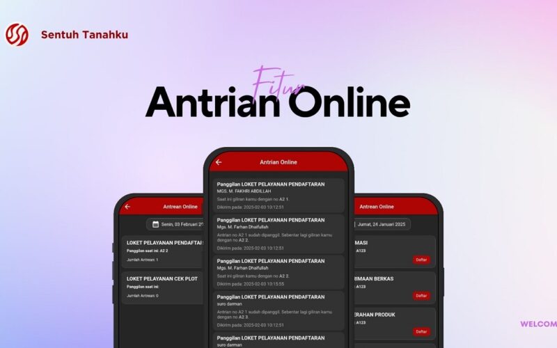 ATR/BPN Hadirkan Antrian Online di Sentuh Tanahku