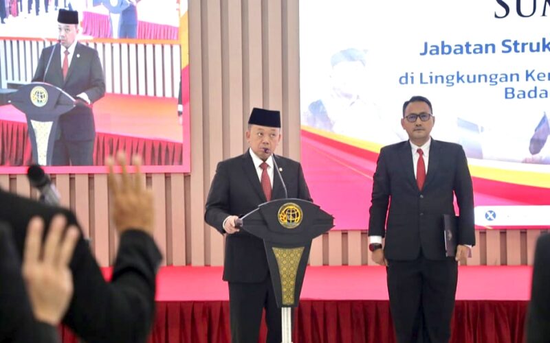Lantik 804 Pejabat, Nusron Wahid Minta Pejabat ATR/BPN Junjung Keadilan