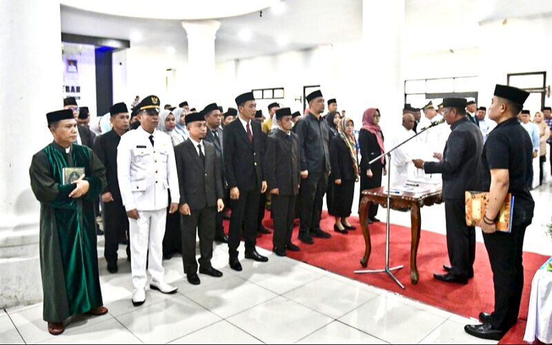 Daftar Lengkap Pejabat yang dilantik Bupati Boltim 31 Oktober 2025