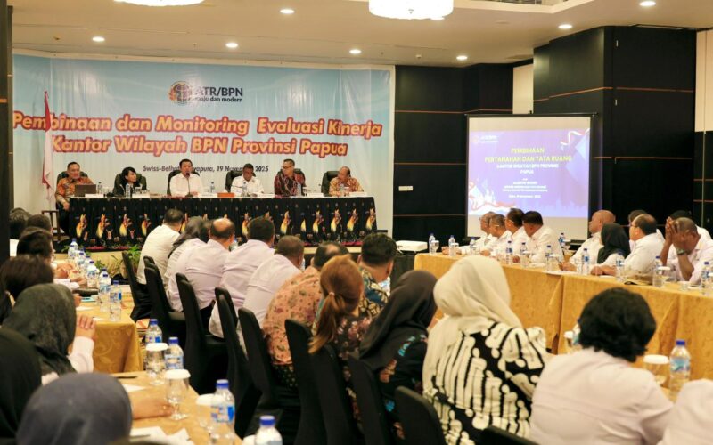 BPN Papua Diminta Tingkatkan Kinerja dan Digitalisasi