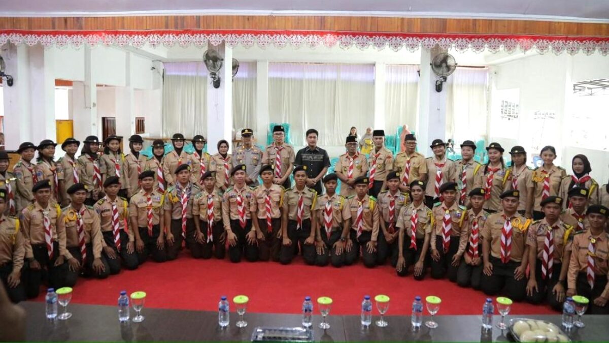 Wakil Wali Kota Kotamobagu Lepas Kontingen Pramuka ke Peran Saka Nasional 2025
