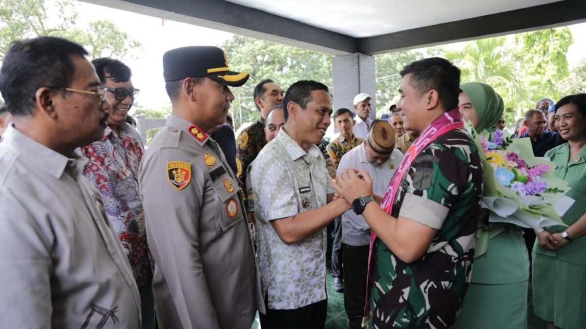 Wali Kota Kotamobagu Hadiri Kenal Pamit Dandim 1303 Bolmong