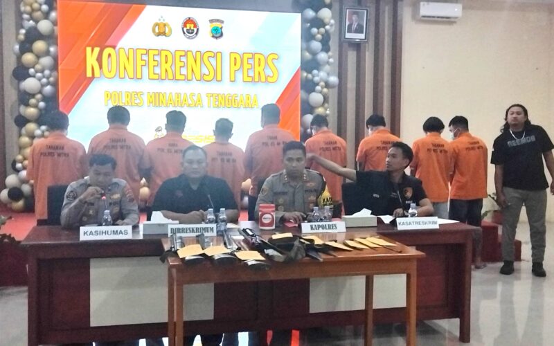 Polisi Tetapkan 9 Tersangka Penyerangan PETI Ratatotok