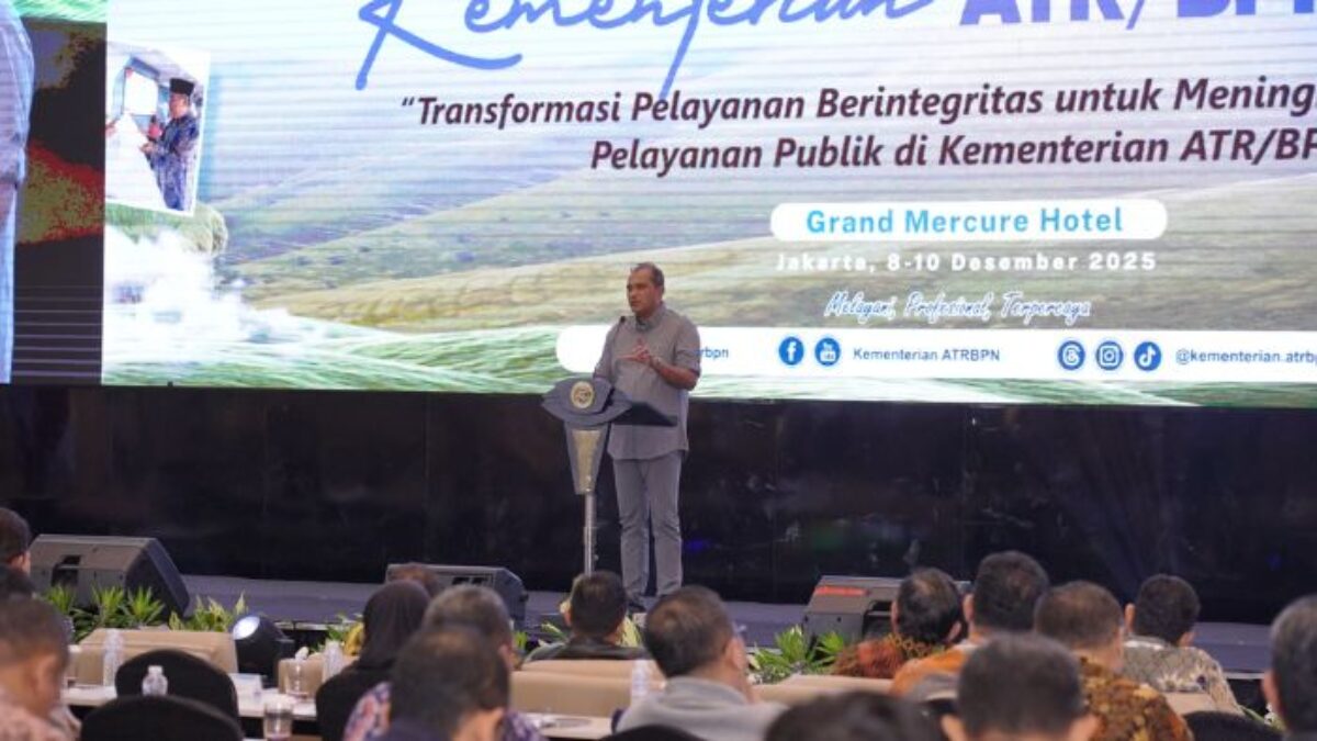 Transformasi Layanan Publik Jadi Agenda Utama Rakernas ATR/BPN 2025