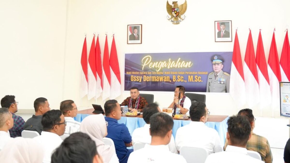 Pelayanan Pertanahan Jadi Fokus Wamen ATR di Mempawah