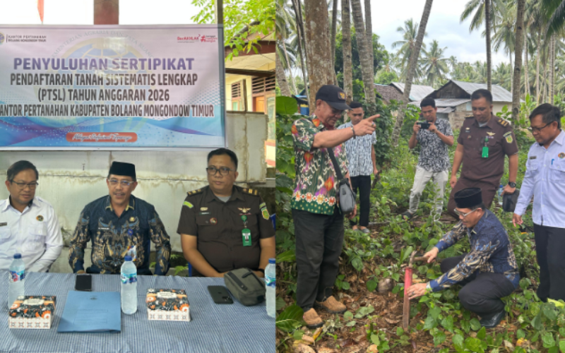 PTSL 2026 Dimulai, Kantah Boltim Sasar 1.133 Bidang Tanah