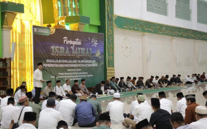 Peringatan Isra Mi’raj, Wali Kota Kotamobagu Ajak Perkuat Nilai Iman