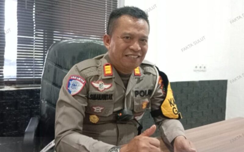 Satlantas Kotamobagu Tertibkan Lalu Lintas Jelang Ramadan