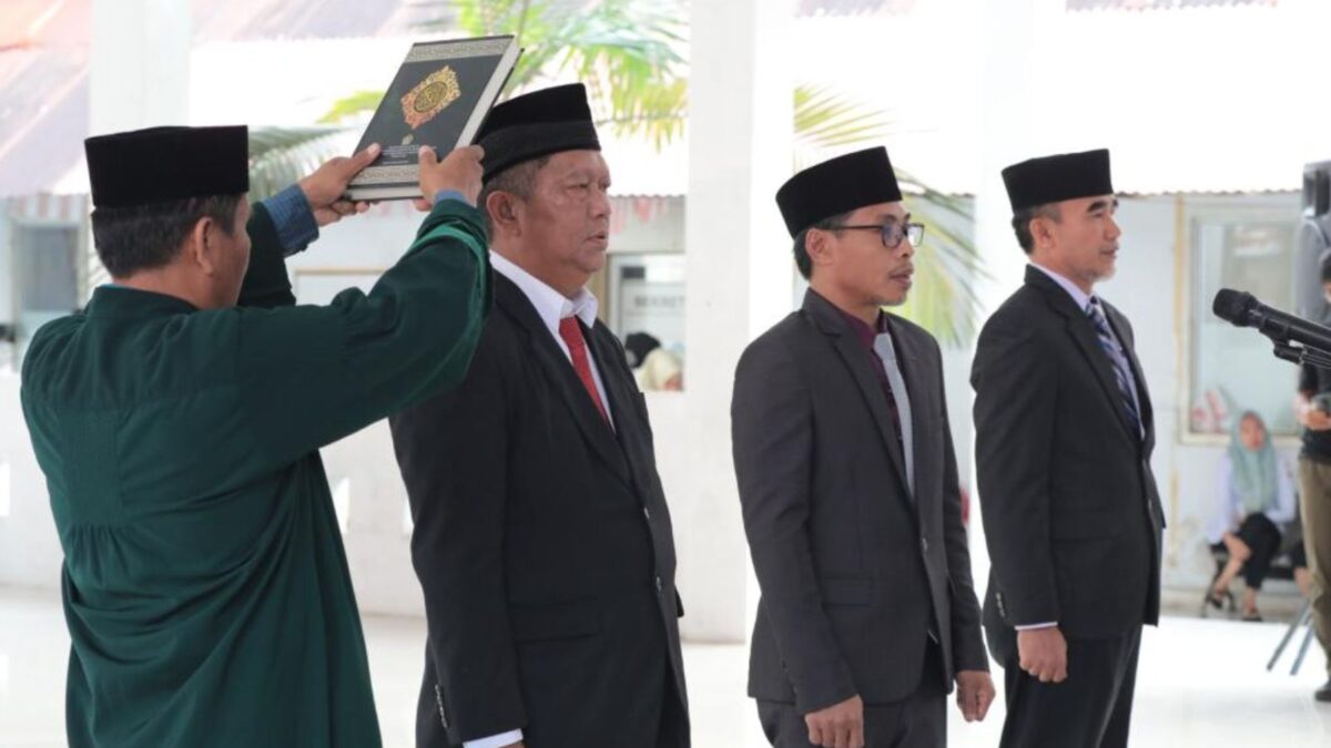 Weny Gaib Lantik Empat Pejabat Strategis Kotamobagu