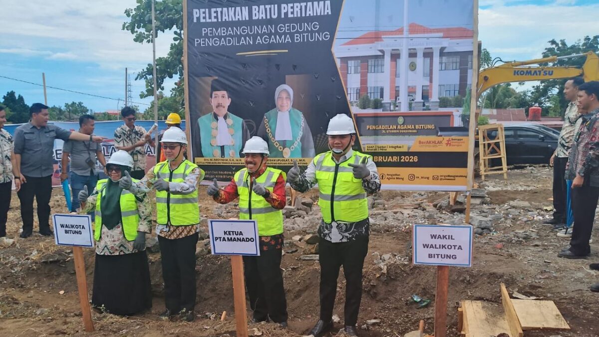 YLBH Pelita Harapan dan Keadilan Hadiri Pembangunan Gedung PA Bitung