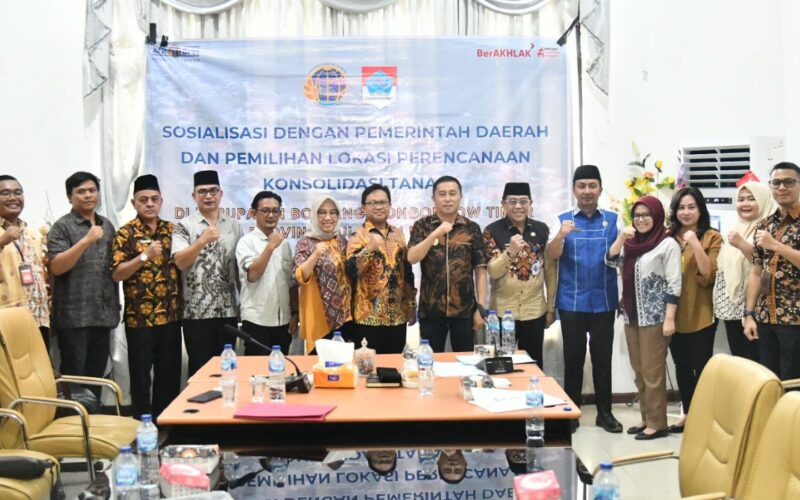 BPN Sulut Sosialisasi dan Pemilihan Lokasi Perencanaan Konsolidasi Tanah di Boltim