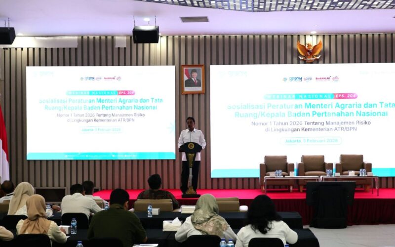 Sekjen ATR/BPN Tekankan Pentingnya Manajemen Risiko
