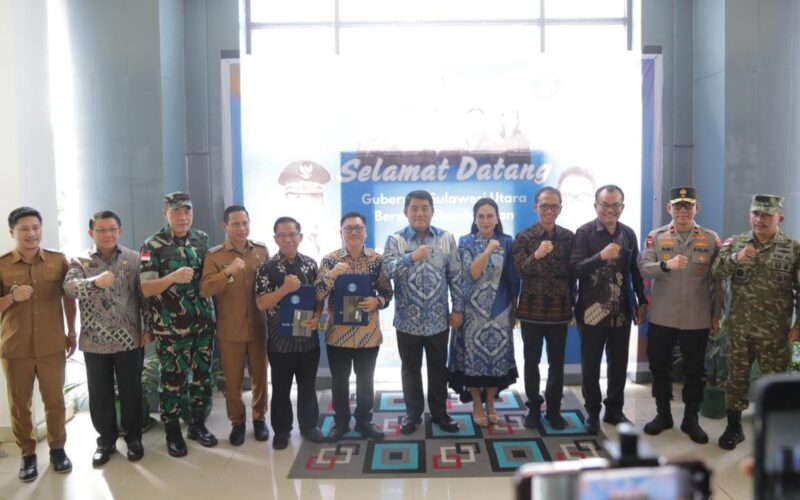 Weny-Rendy Dampingi Gubernur Sulut Kunjungan Kerja di Kotamobagu