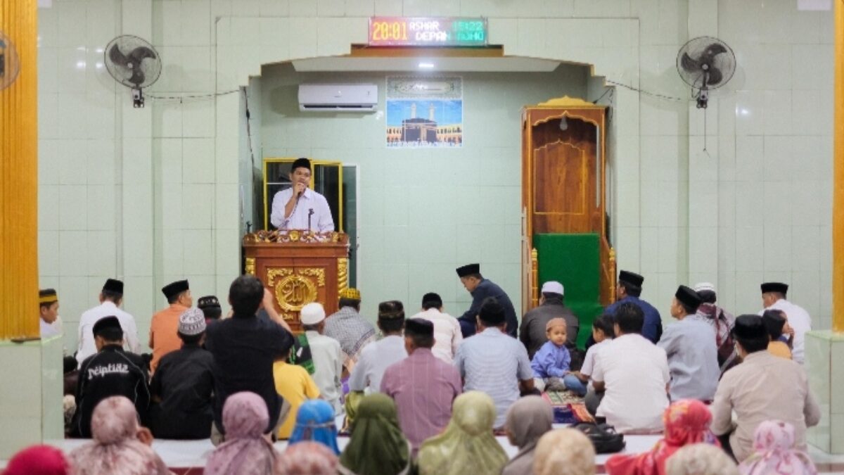 Kunker Ke Masjid Nurul Taqwa Cambalojong, Bupati Bantaeng Fathul Fauzy sampaikan ini