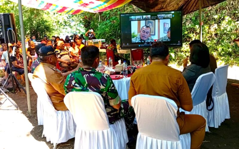 Danrem 131/Santiago Pantau KDKMP di Mitra via Vicon