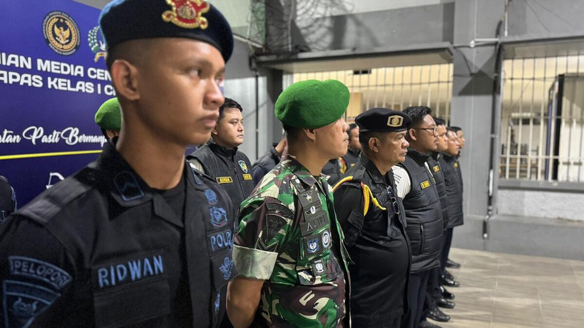 Lapas Cipinang Gelar Razia Gabungan Bersama TNI -Polri