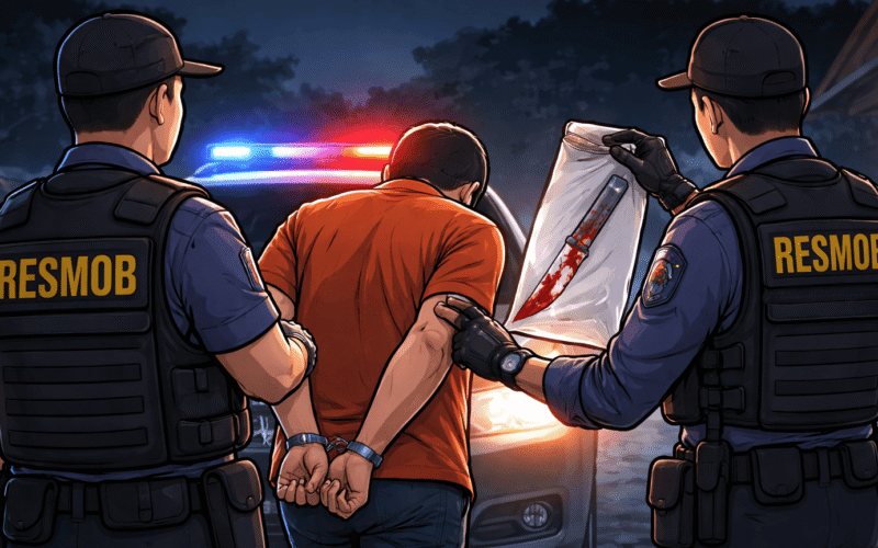 Resmob Polres Boltim Tangkap Pelaku Penikaman di Tutuyan