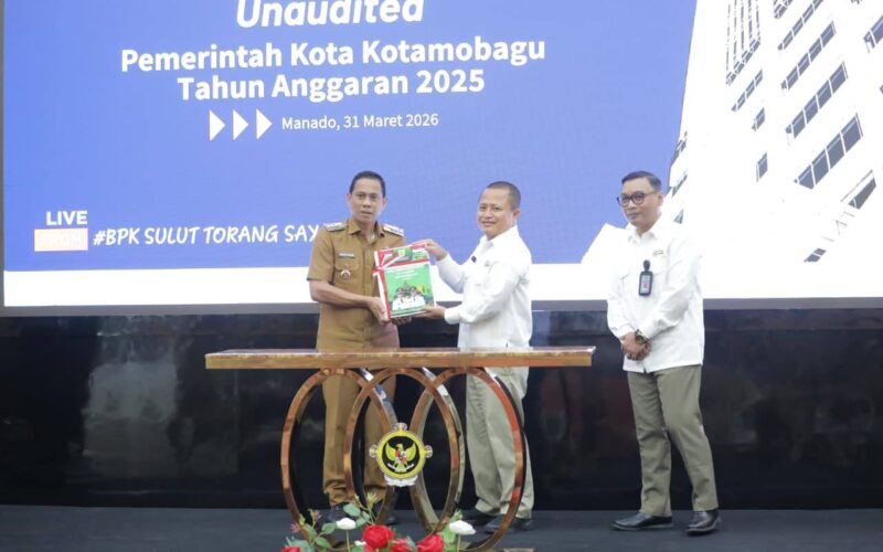 Pemkot Kotamobagu Serahkan LKPD Unaudited 2025 ke BPK
