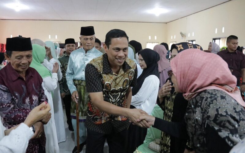 Halal Bihalal Kotamobagu Utara, Weny Gaib Ajak Warga Jaga Kebersamaan