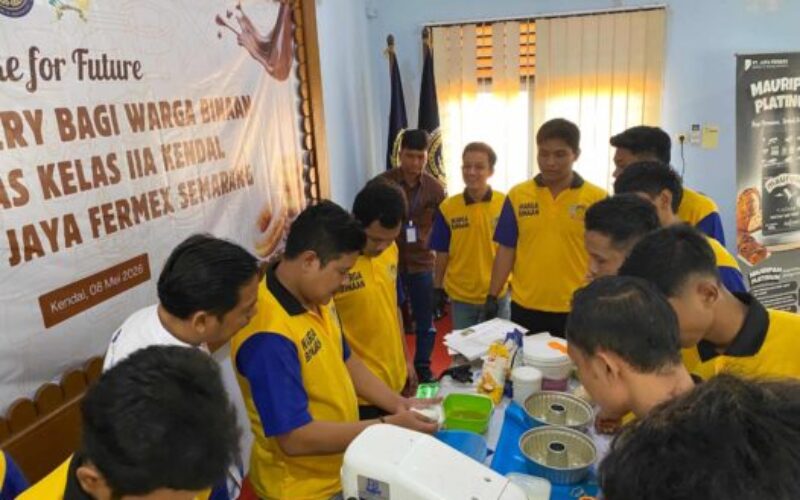 Lapas Kendal Gandeng PT Jaya Farmex Adakan Pelatihan Bakery