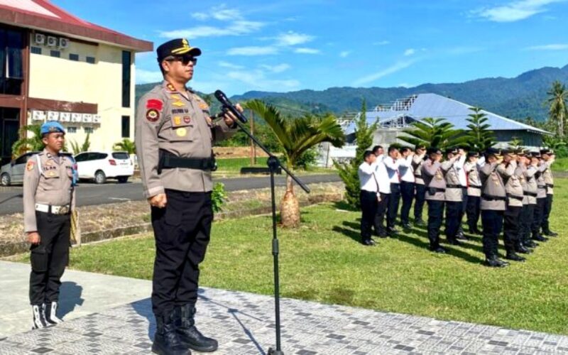 Kapolres Boltim Warning Anggota yang Main Judi Online dan Narkoba