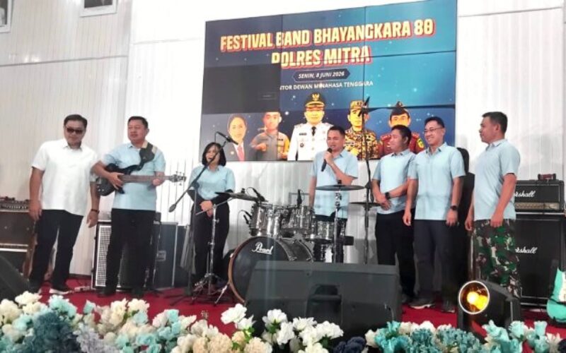 Bupati Mitra Hadiri Festival Band Bhayangkara HUT ke-80