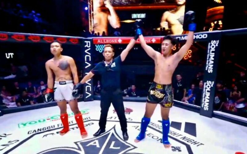 Virgiansa Taklukkan Putu Diva di Canggu Fight Night 39 Bali