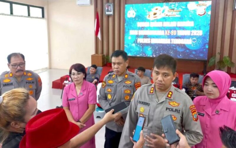 Sambut HUT Bhayangkara ke-80, Polres Mitra Gelar Donor Darah