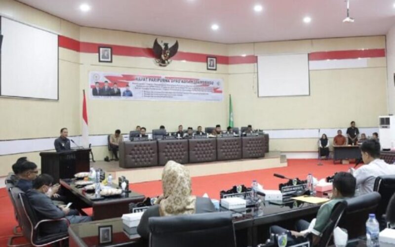 Raih WTP ke-13, Wali Kota Kotamobagu Sampaikan Ranperda Pertanggungjawaban APBD 2025