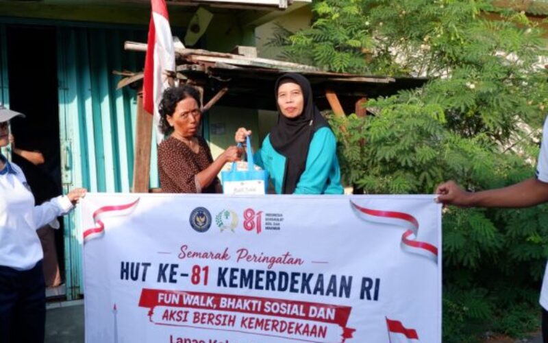 Lapas Kendal Salurkan Bantuan Sosial Maknai Semangat HUT RI ke 81