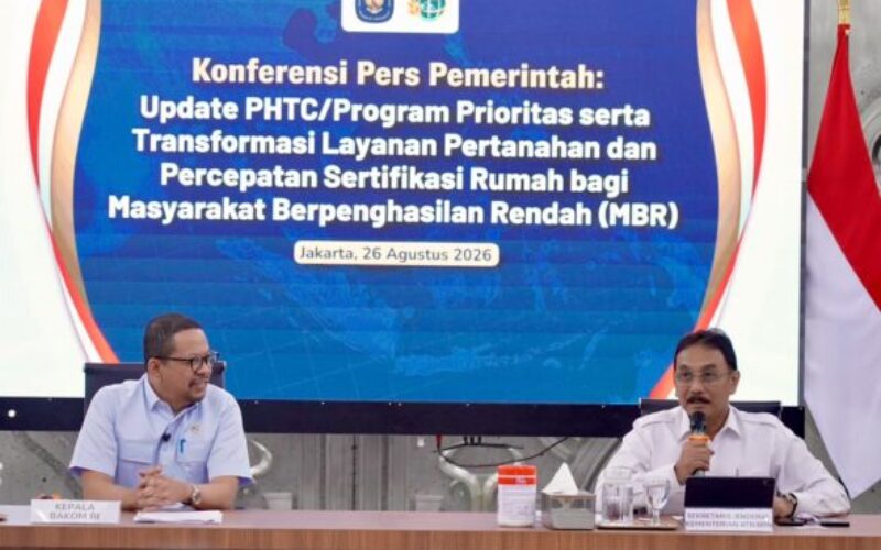 ATR/BPN Luncurkan Tiga Transformasi Layanan Pertanahan