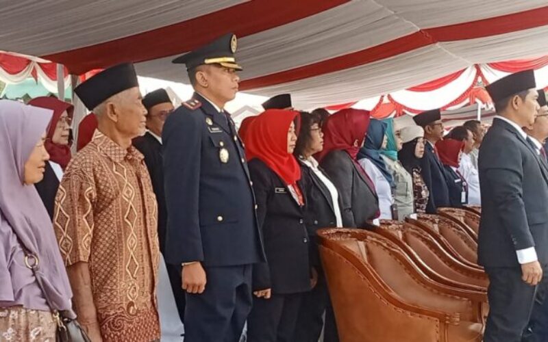 Rutan Pemalang Ikuti Upacara  HUT RI Ke 81 di  Alun -alun
