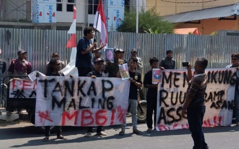 Puluhan Anggota Londo Ireng Desak Kejaksaan Negeri Pemalang  Bongkar Penyelewengan Dana MBG