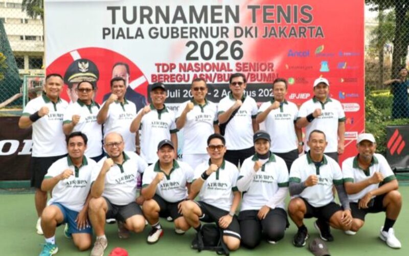 ATR/BPN Perkuat Sinergi Antarinstansi Lewat Turnamen Tenis Piala Gubernur DKI