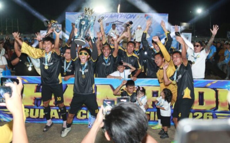 Burako Alason FC Juara Bupati Cup Boltim 2026